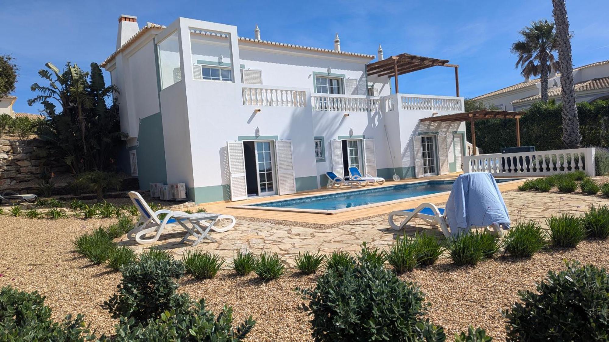 Stunning Villa With Pool & View Near Beach Budens Exterior foto